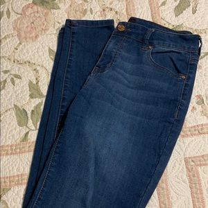 Skinny dark jeans,worn once,perfect condition.